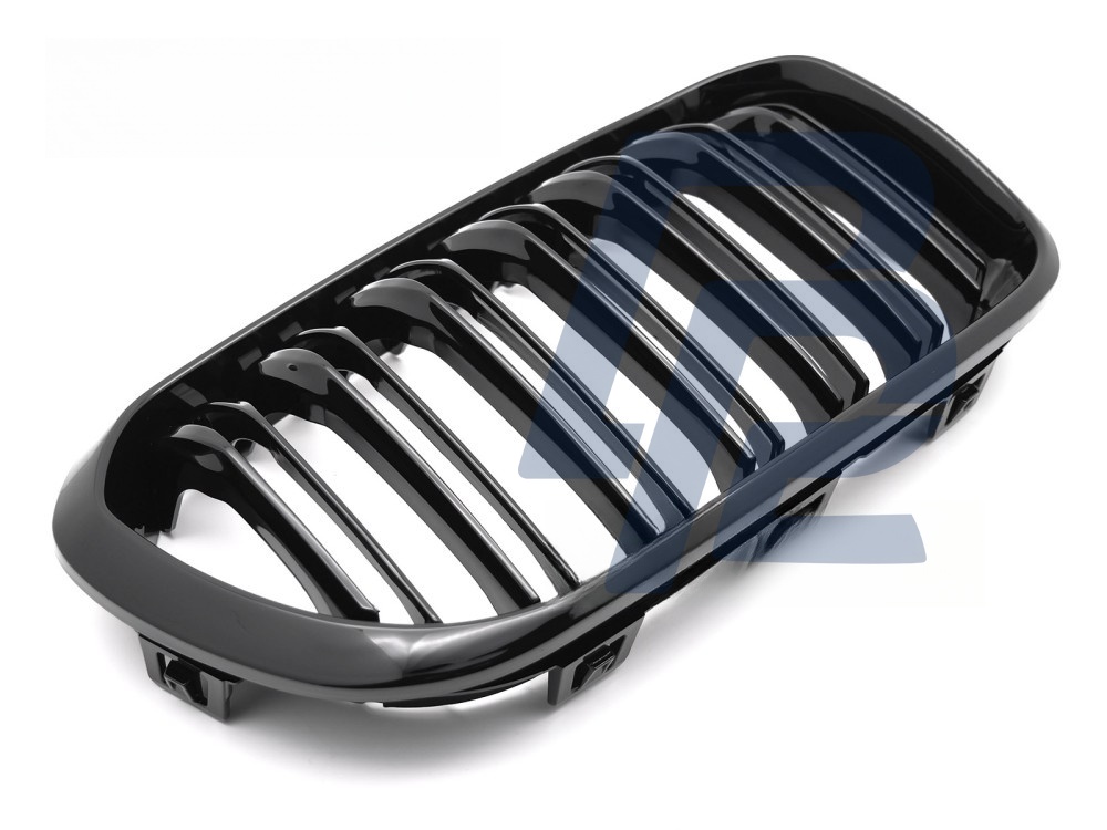 Grille Sport Gloss Black Double-Slat for BMW F20 / F21 LCI 2015–2018 - 5