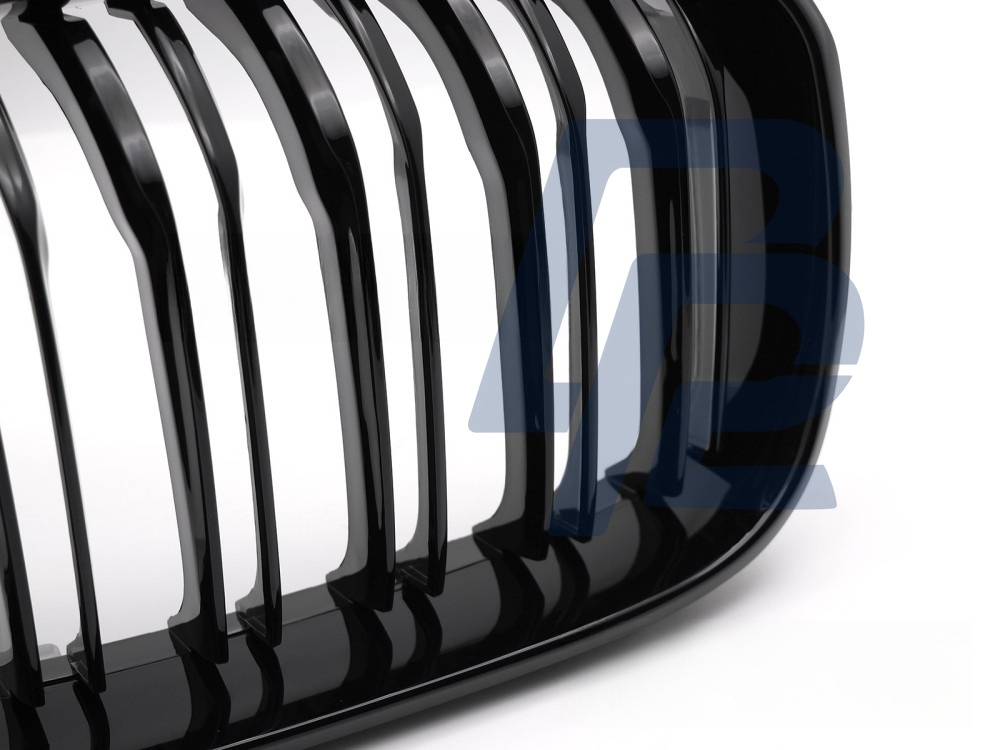 Grille Sport Gloss Black Double-Slat for BMW F20 / F21 LCI 2015–2018 - 3