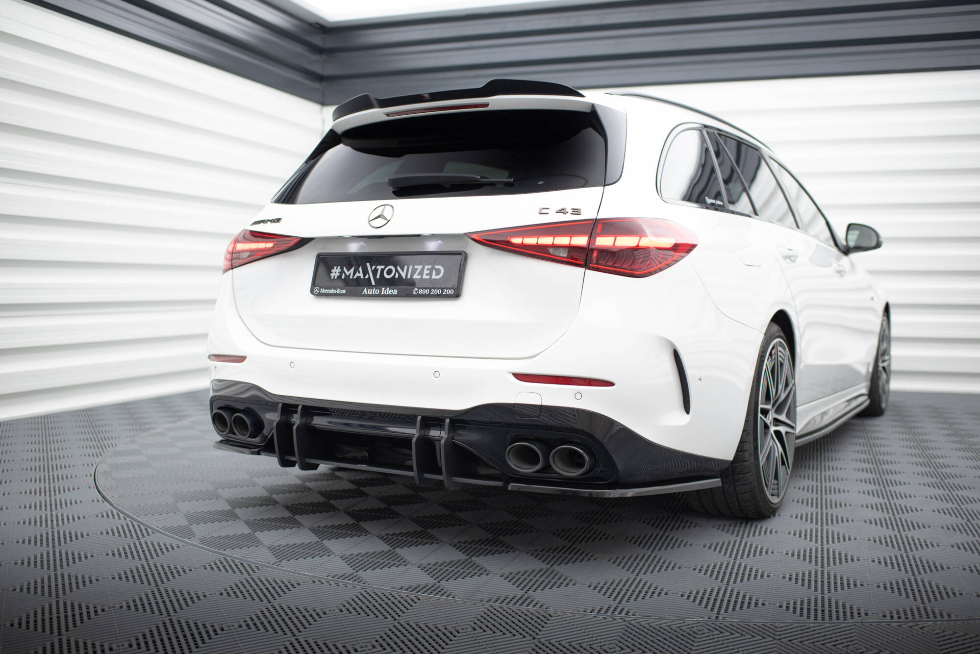 Rear Side Splitters Mercedes-Benz C AMG-Line / 43 AMG W206 - 4