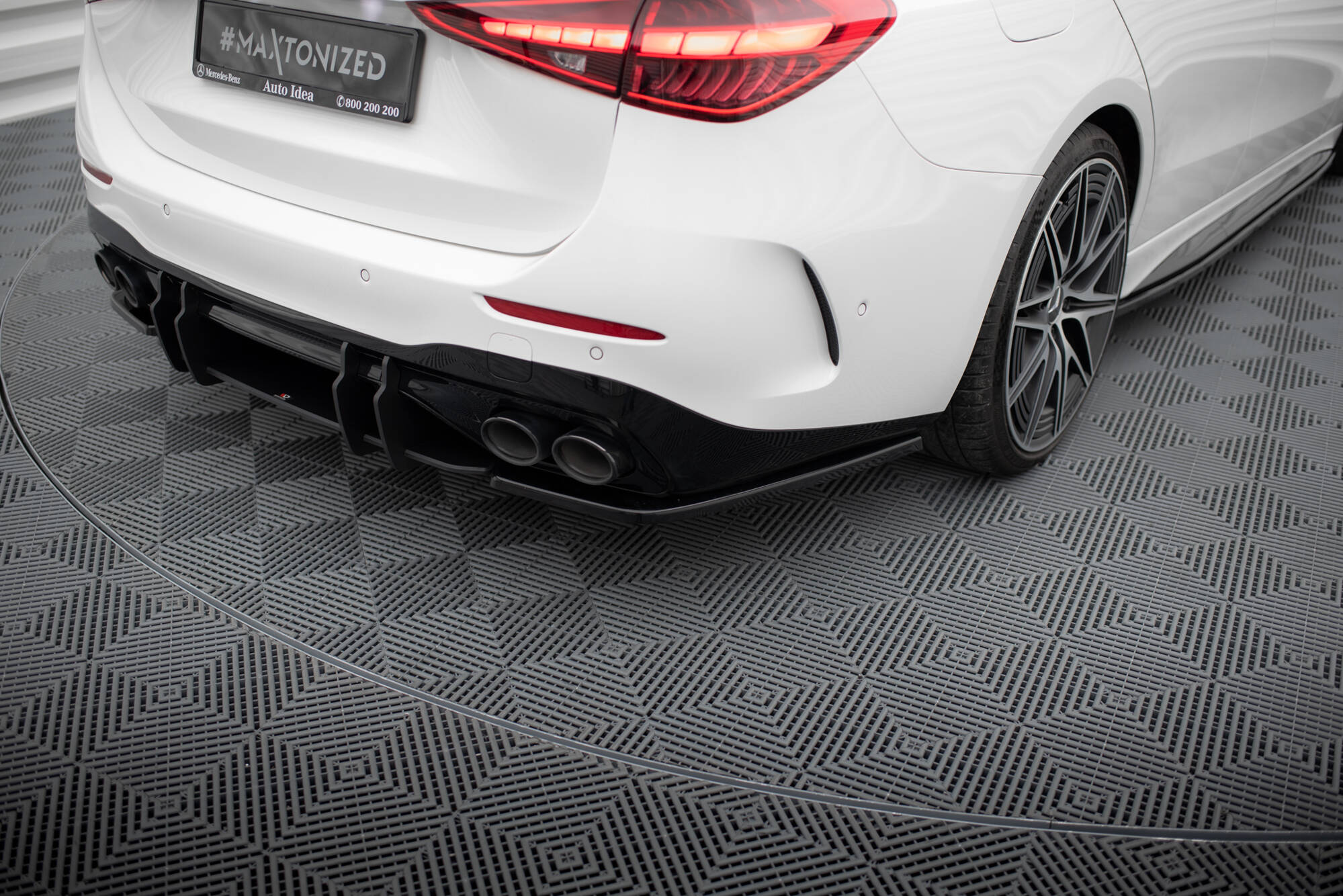 Rear Side Splitters Mercedes-Benz C AMG-Line / 43 AMG W206 - 3