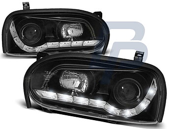 HEADLIGHTS VW GOLF 3 09.91-08.97 DAYLIGHT BLACK