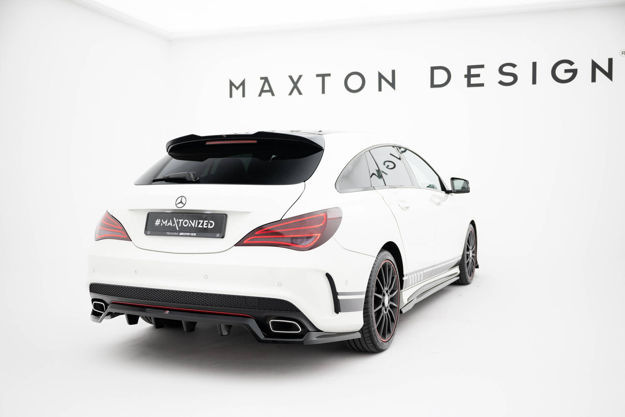 Spoiler CAP Mercedes-Benz CLA Shooting Brake 45 AMG / AMG-Line C117 - 3