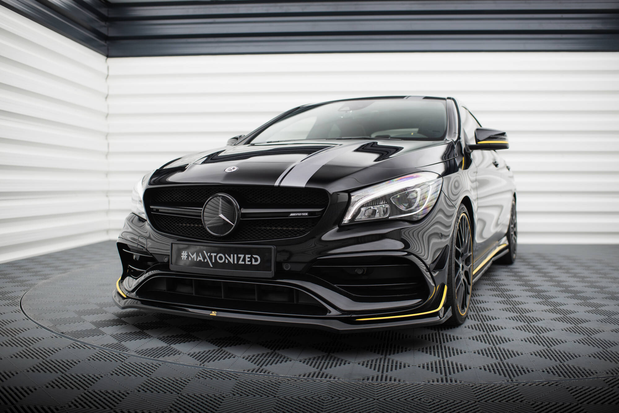 Front Splitter V.3 Mercedes-AMG CLA 45 Aero C117 Facelift - 3