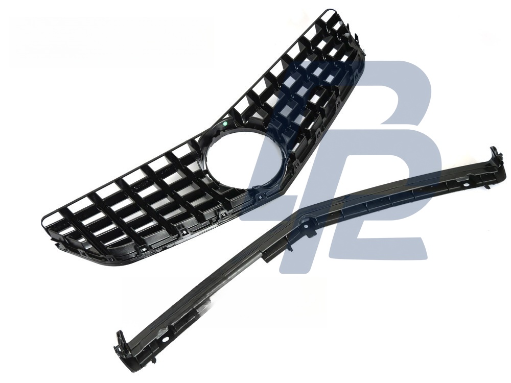 Grille Sport Gloss Black for Mercedes C207 / A207 2009–2013 - 5
