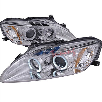 HONDA S2000 00-03 AP2 CLEAR PROJECTOR HEADLIGHTS +ANGEL EYES
