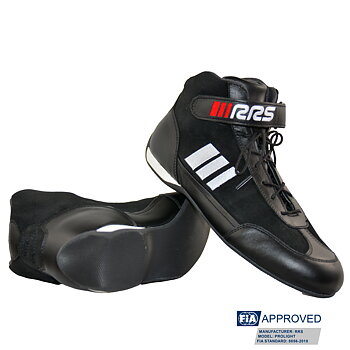 RRS PROLIGHT BLACK RACING BOOTS - FIA 8856-2018