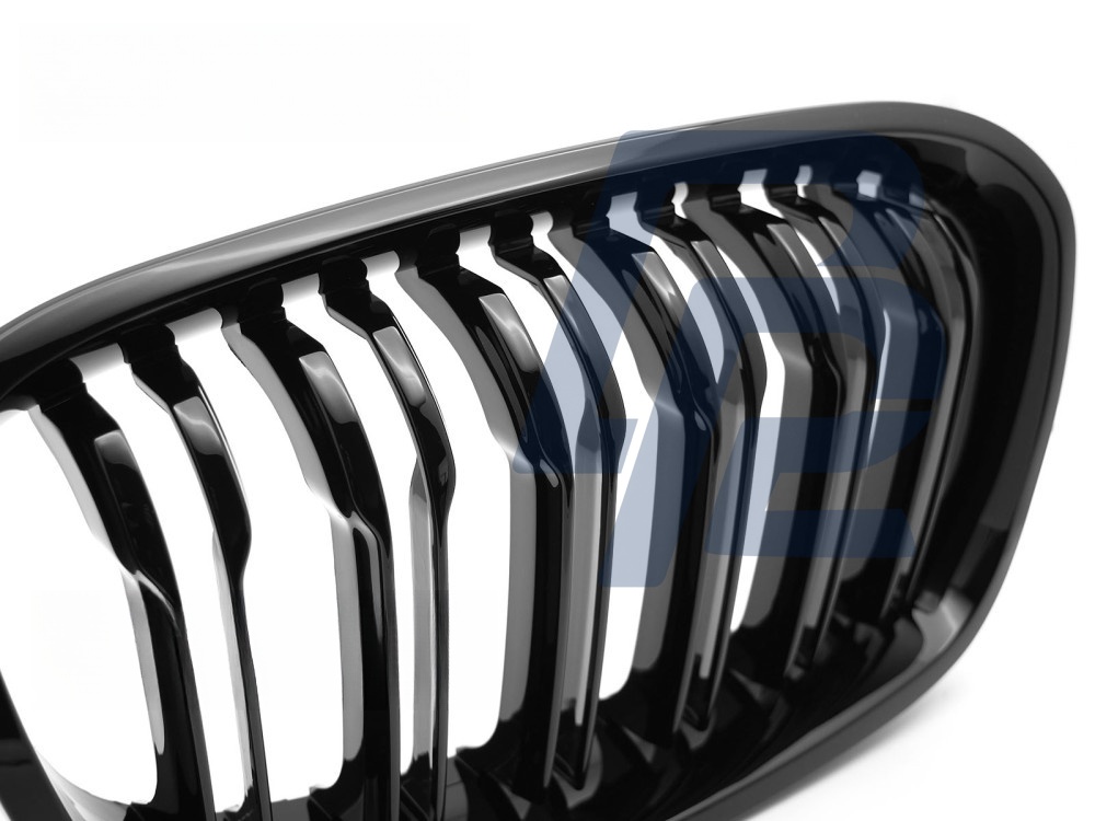 Grille Sport Gloss Black Double-Slat for BMW F20 / F21 2011–2014 - 3