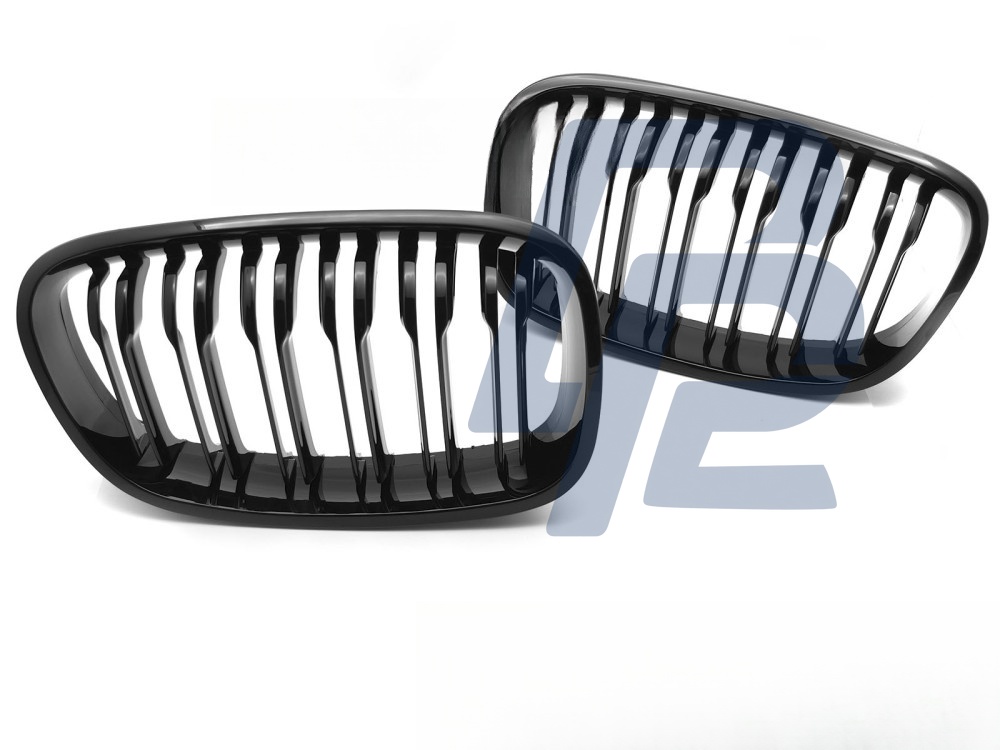 Grille Sport Gloss Black Double-Slat for BMW F20 / F21 2011–2014 - 4