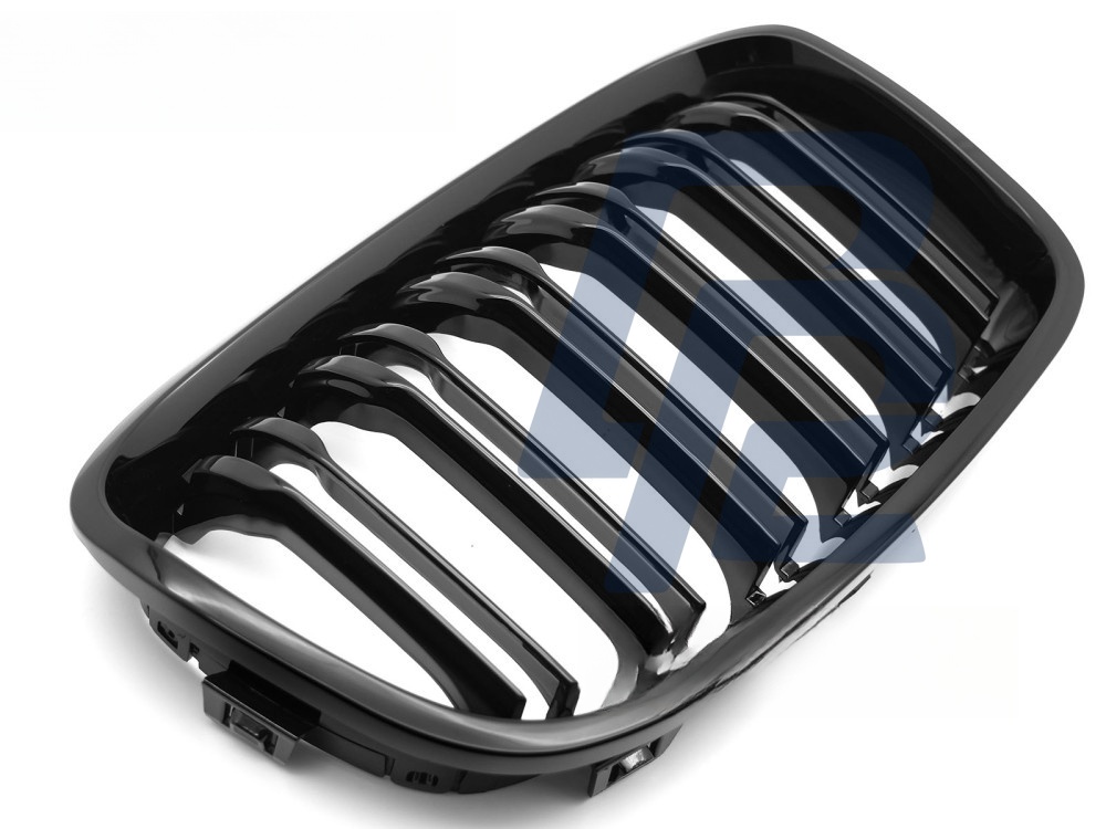 Grille Sport Gloss Black Double-Slat for BMW F20 / F21 2011–2014 - 2