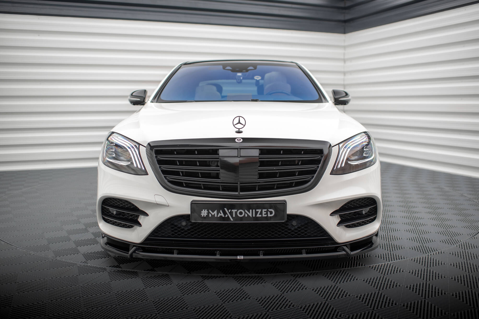 Front Splitter V.2 Mercedes-Benz S AMG-Line W222 Facelift - 2