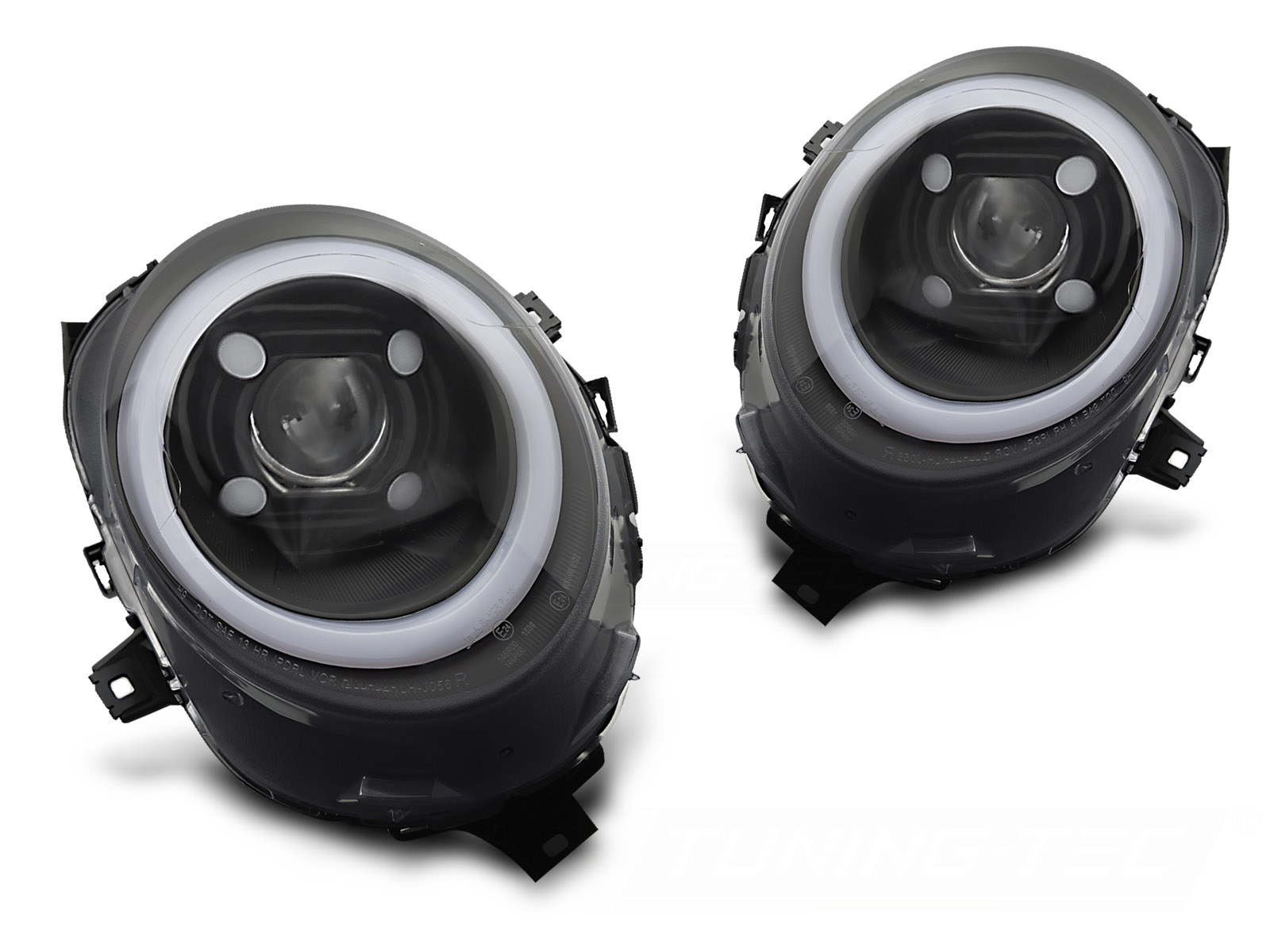 STRÅLKASTARE TUBE LIGHT SVART DRL TILL MINI (COOPER) F55 / F56 / F57 2014-2017