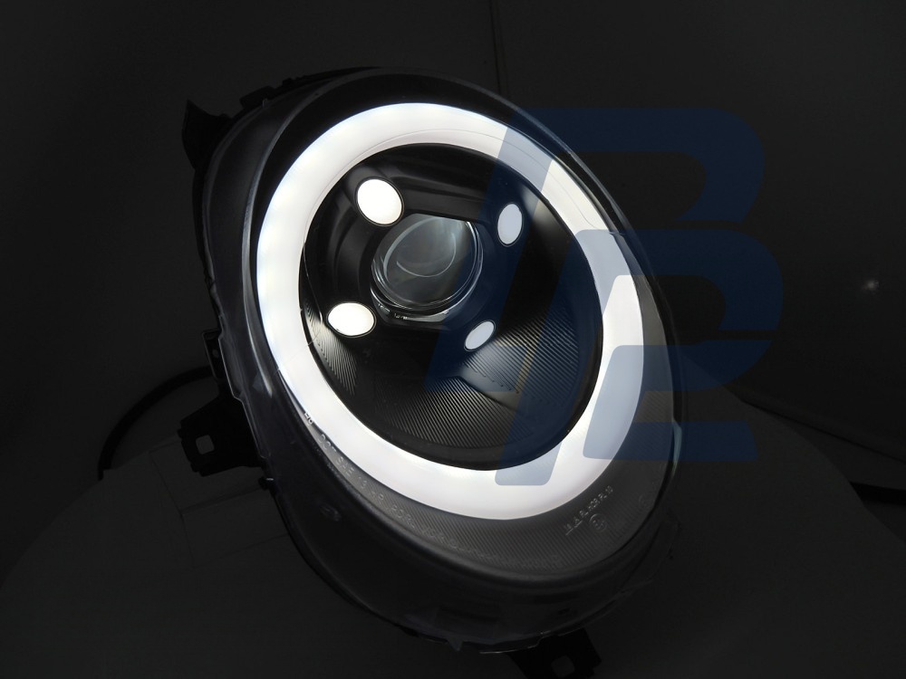 Headlights Tube Light Black DRL for Mini (Cooper) F55 / F56 / F57 2014–2017 - 2