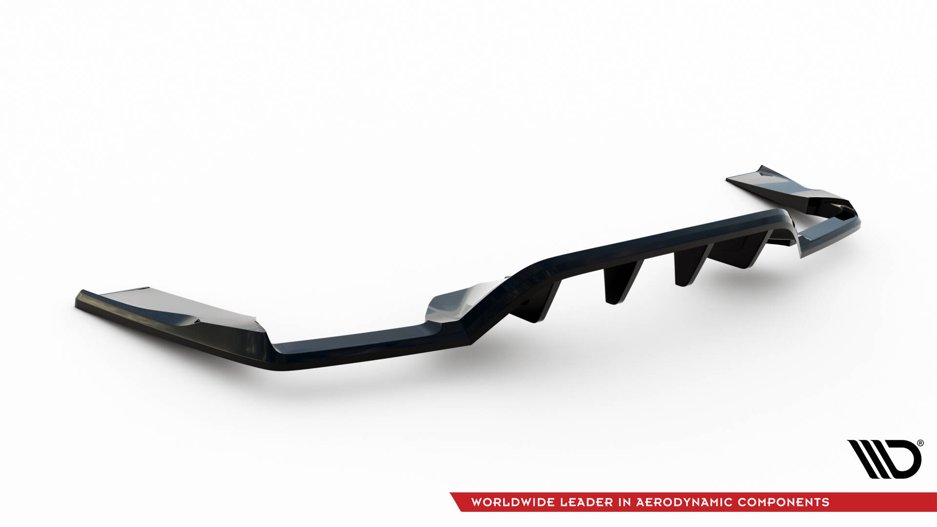 Central Rear Splitter (Vertical Bars) V.1 Mercedes-AMG GLC 63 SUV X253 - 5