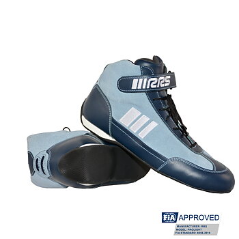 RRS PROLIGHT SKY BLUE RACING BOOTS - FIA 8856-2018