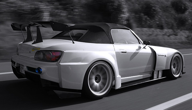 HONDA S2000 AMUSE GT1 STYLE FULL 21-PIECES WIDE BODYKIT - 5