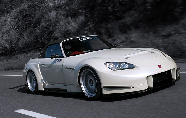 HONDA S2000 AMUSE GT1 STYLE FULL 21-PIECES WIDE BODYKIT - 4