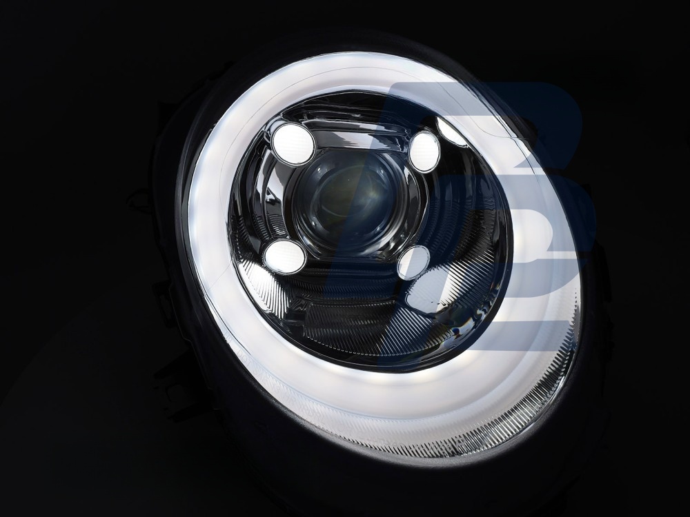 Headlights Tube Light Chrome DRL for Mini (Cooper) F55 / F56 / F57 2014–2017 - 6