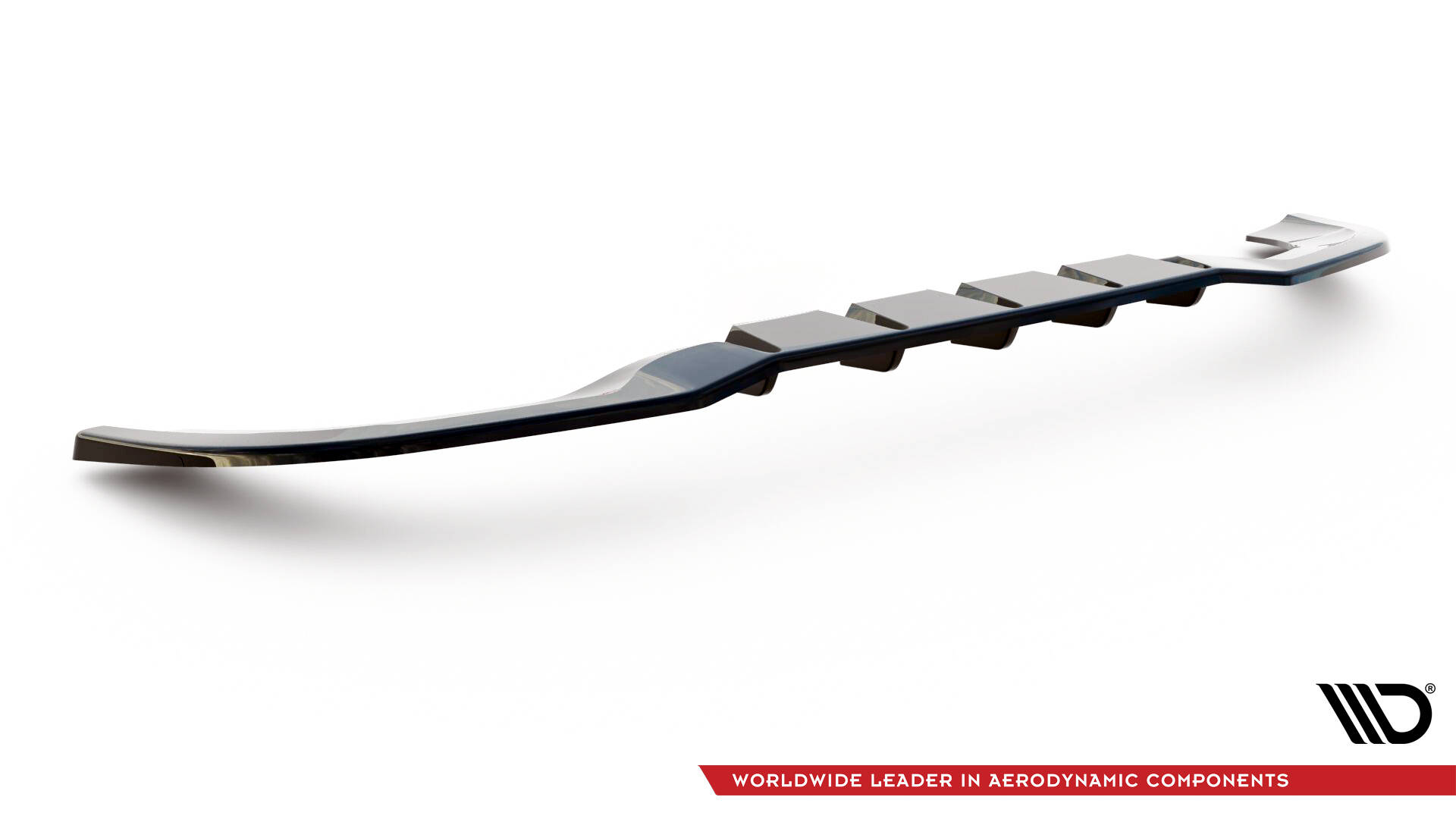 Central Rear Splitter (Vertical Bars) Mercedes-Benz A Hatchback AMG Line W177 - 4