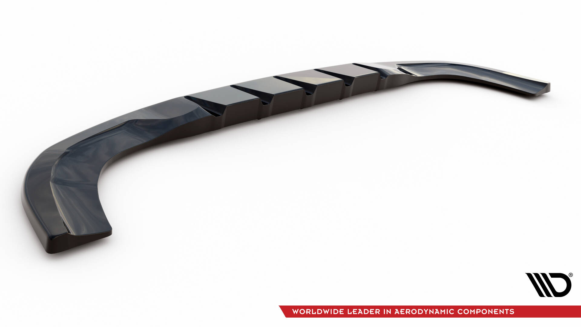 Central Rear Splitter (Vertical Bars) Mercedes-Benz A Hatchback AMG Line W177 - 5