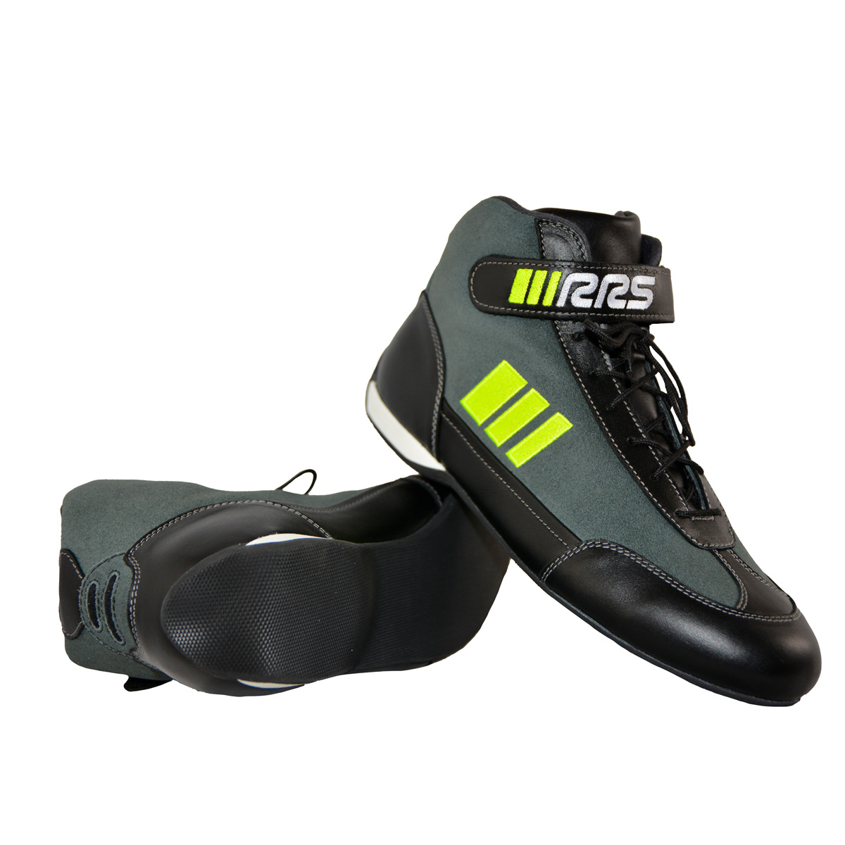 RRS PROLIGHT ACID YELLOW RACING BOOTS - FIA 8856-2018 - 2