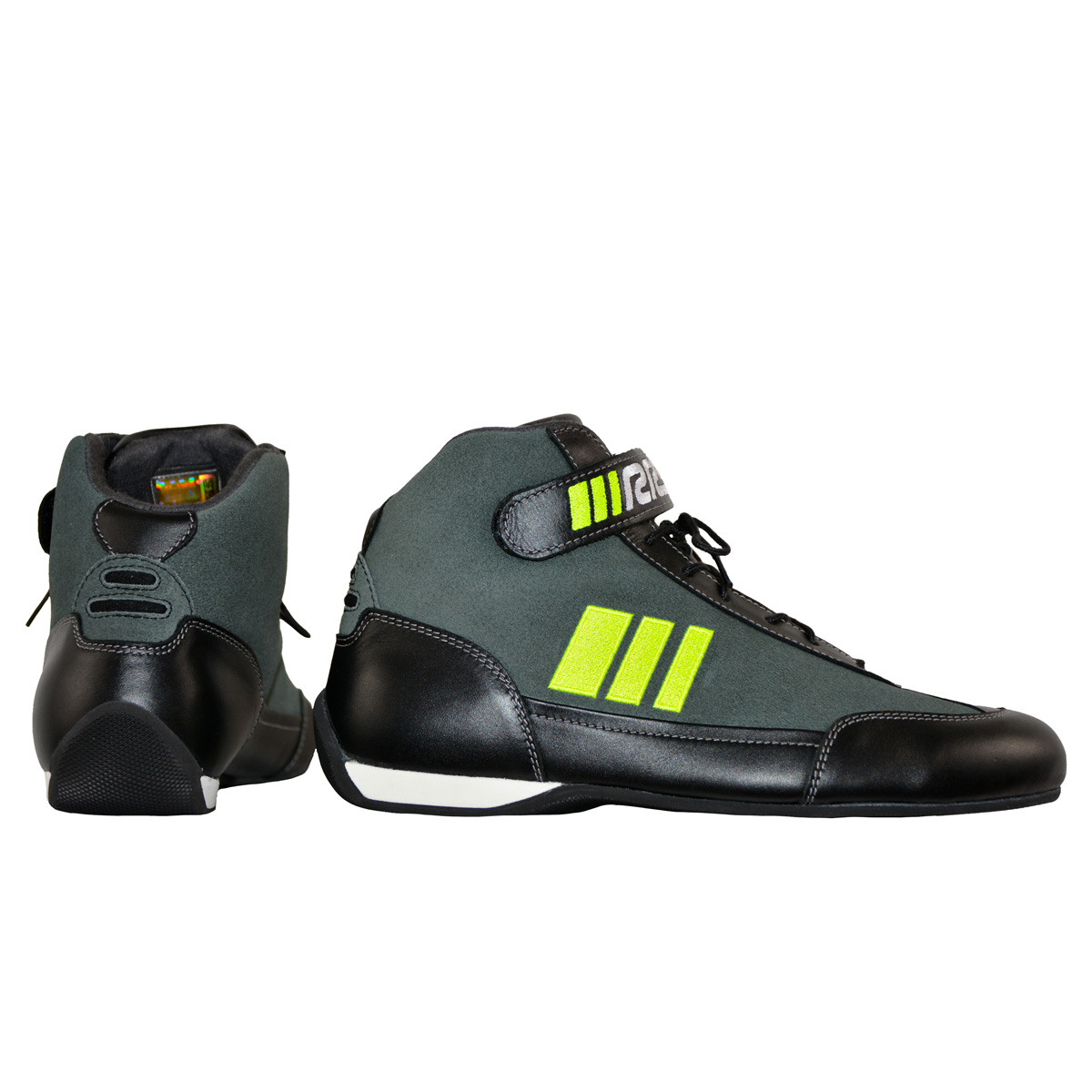 RRS PROLIGHT ACID YELLOW RACING BOOTS - FIA 8856-2018 - 4