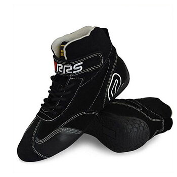 RRS BLACK RACING BOOTS - FIA 8856-2018