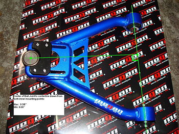 HONDA S2000 AP1/2 00-09 MEGAN RACING FRONT CAMBER KIT