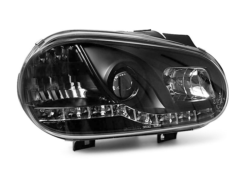 HEADLIGHTS VW GOLF 4 09.97-09.03 DAYLIGHT BLACK
