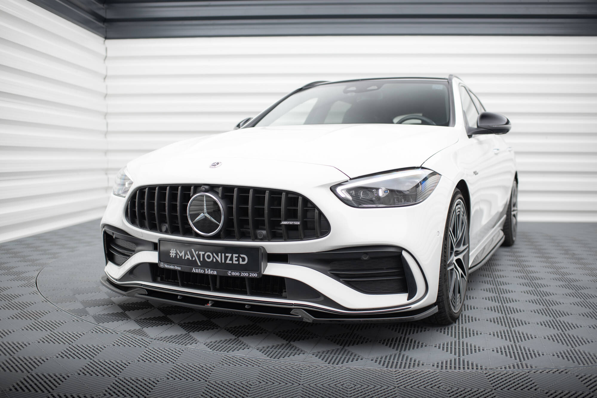 Front Splitter V.1 Mercedes-Benz C AMG-Line / 43 AMG W206 - 7