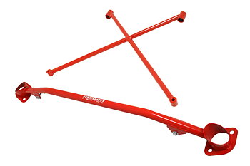 HONDA S2000 AP1/2 MEGAN RACING FRONT X-BAR 4-POINTS RED