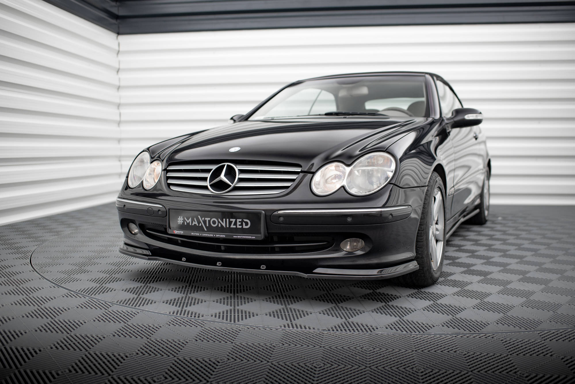 Front Splitter V.1 Mercedes CLK W 209 For Standard Version - 3