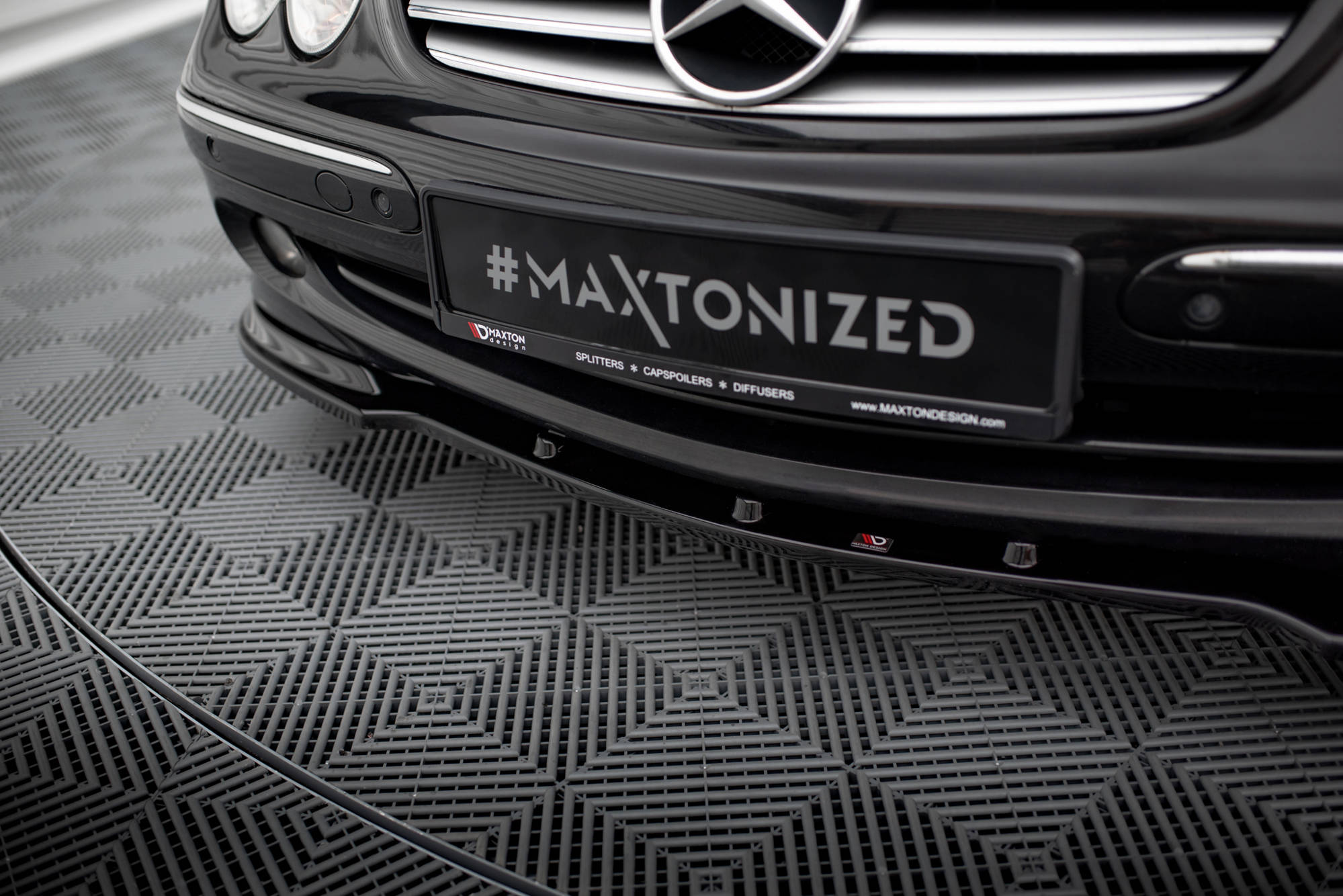 Front Splitter V.1 Mercedes CLK W 209 For Standard Version - 4