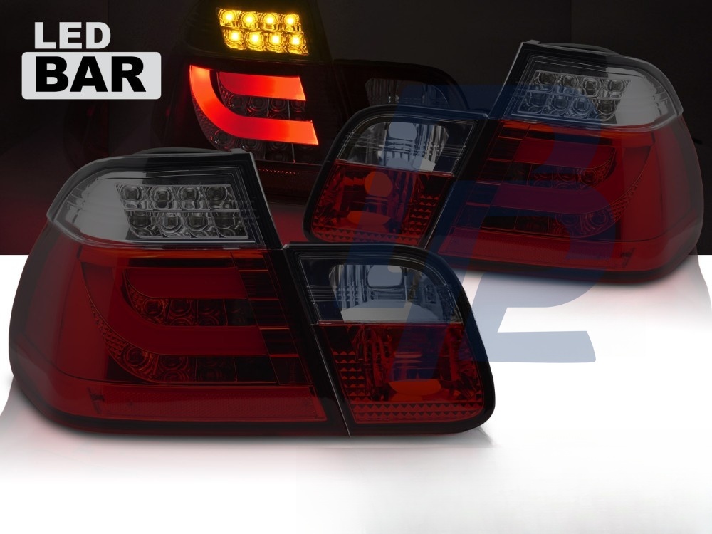 LED Tail Lights Red/Smoked for BMW E46 2001–2005 Saloon - 4