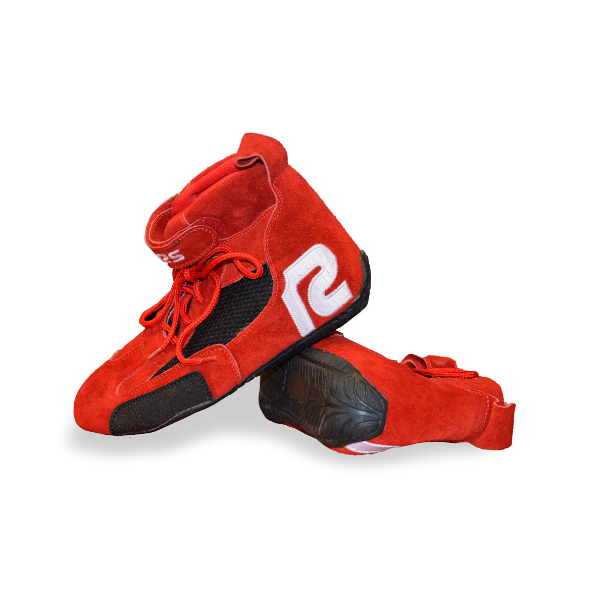RED BOOTS SHOES NON FIA