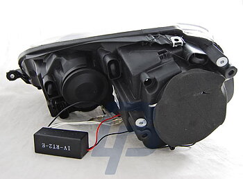 STRÅLKASTARE VW GOLF 5 10.03-09 ANGEL EYES CCFL SVARTA