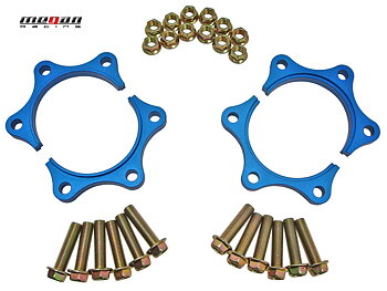 HONDA S2000 REAR DRIVESHAFT SPACERS 4-PC SET MEGAN RACING