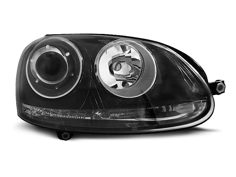 HEADLIGHTS VW GOLF 5 10.03-09 R32 BLACK