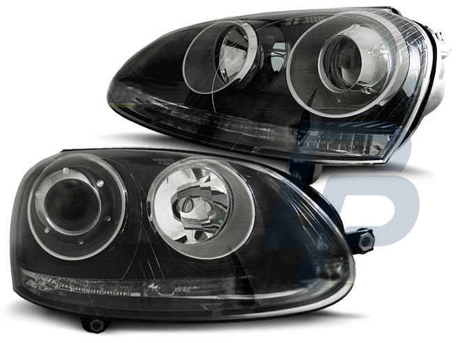 HEADLIGHTS VW GOLF 5 10.03-09 R32 BLACK - 2