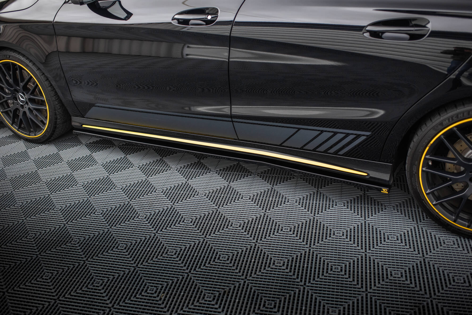 Side Skirts Diffusers Mercedes-AMG CLA 45 C117 Facelift - 4