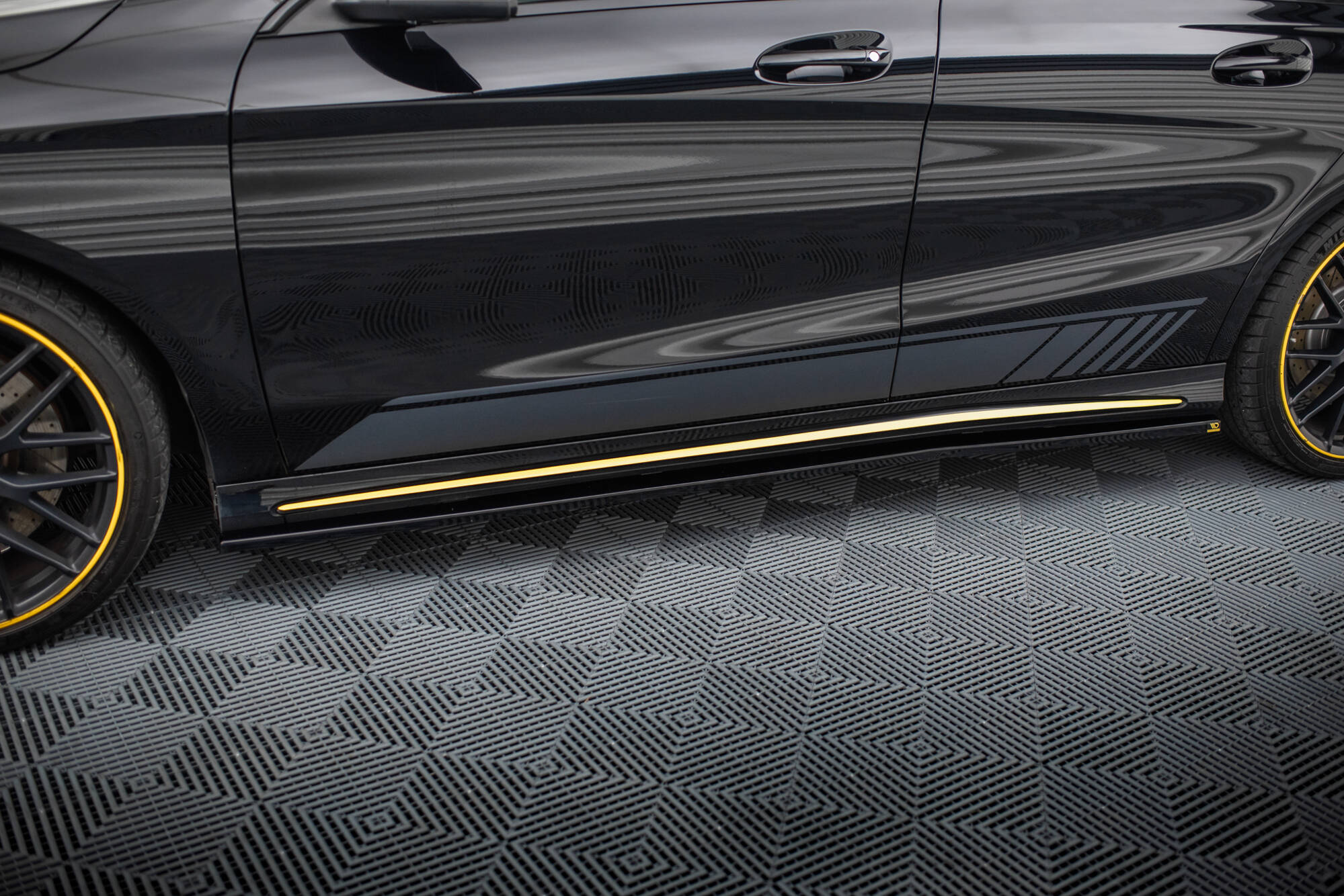 Side Skirts Diffusers Mercedes-AMG CLA 45 C117 Facelift - 3