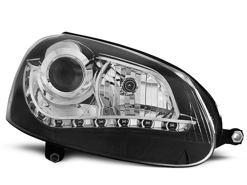 HEADLIGHTS VW GOLF 5 DAYLIGHT BLACK
