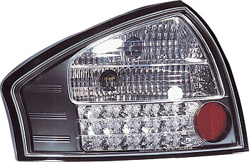 AUDI A6 4D 99-03 LED TAILLIGHTS SET BLACK