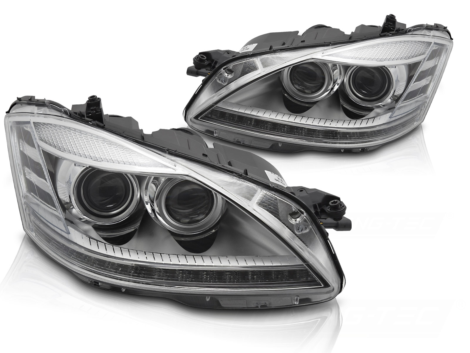 XENONSTRÅLKASTARE LED TILL MERCEDES W221 S-KLASS 2005-2009