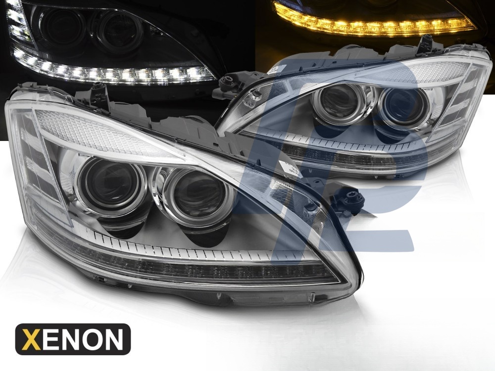 Xenon Headlights LED for Mercedes W221 S-Class 2005–2009 - 2
