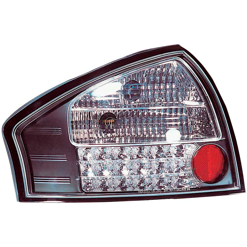 AUDI A6 4D 99-03 LED BAKLAMPOR SET SVARTA (MOTSTÅND)