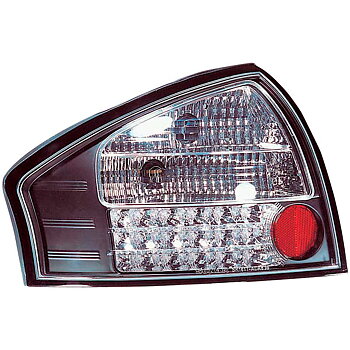 AUDI A6 4D 99-03 LED TAILLIGHTS SET BLACK (RESISTOR)