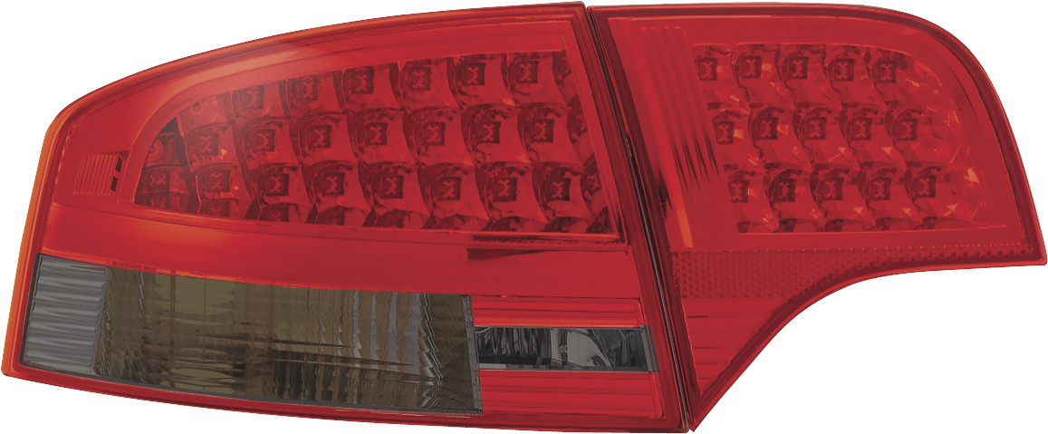 AUDI A4 4D B7 05-08 LED TAILLIGHTS SET RED/SMOKE