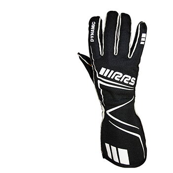 FIA RRS DYNAMIC 2 GLOVES (EXTERNAL SEAMS) - BLACK - FIA 8856-2018