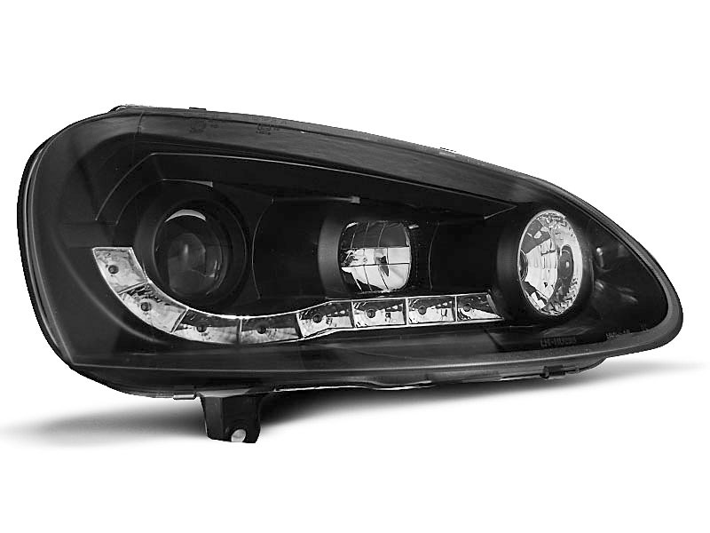 HEADLIGHTS VW GOLF 5 DAYLIGHT BLACK