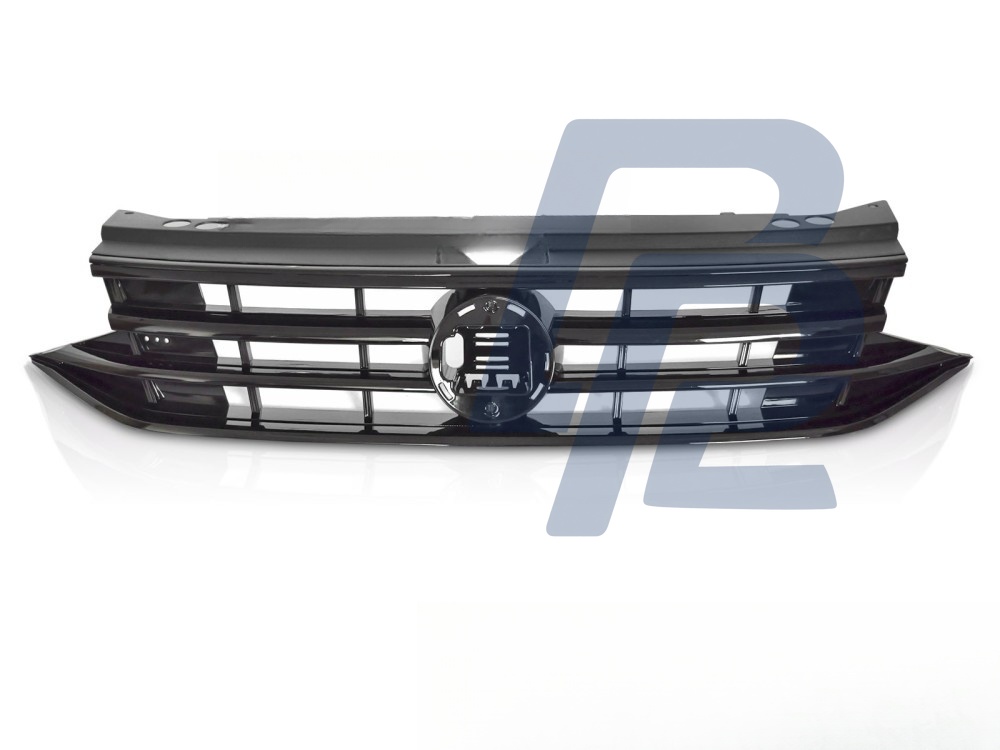 Grille Gloss Black for VW Tiguan II 2020–2024 - 2